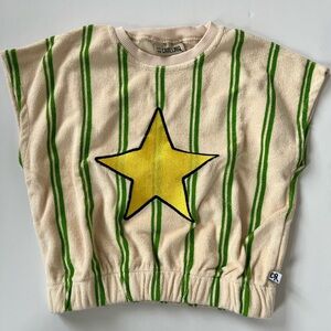 Carlijnq Striped Sweater with Yellow Star. Neutral Gender